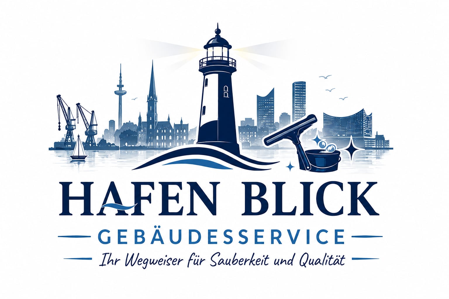 Hafen Blick Gebäudeservice